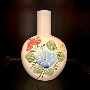 Hand painted Vase made in Italy by Bresolin